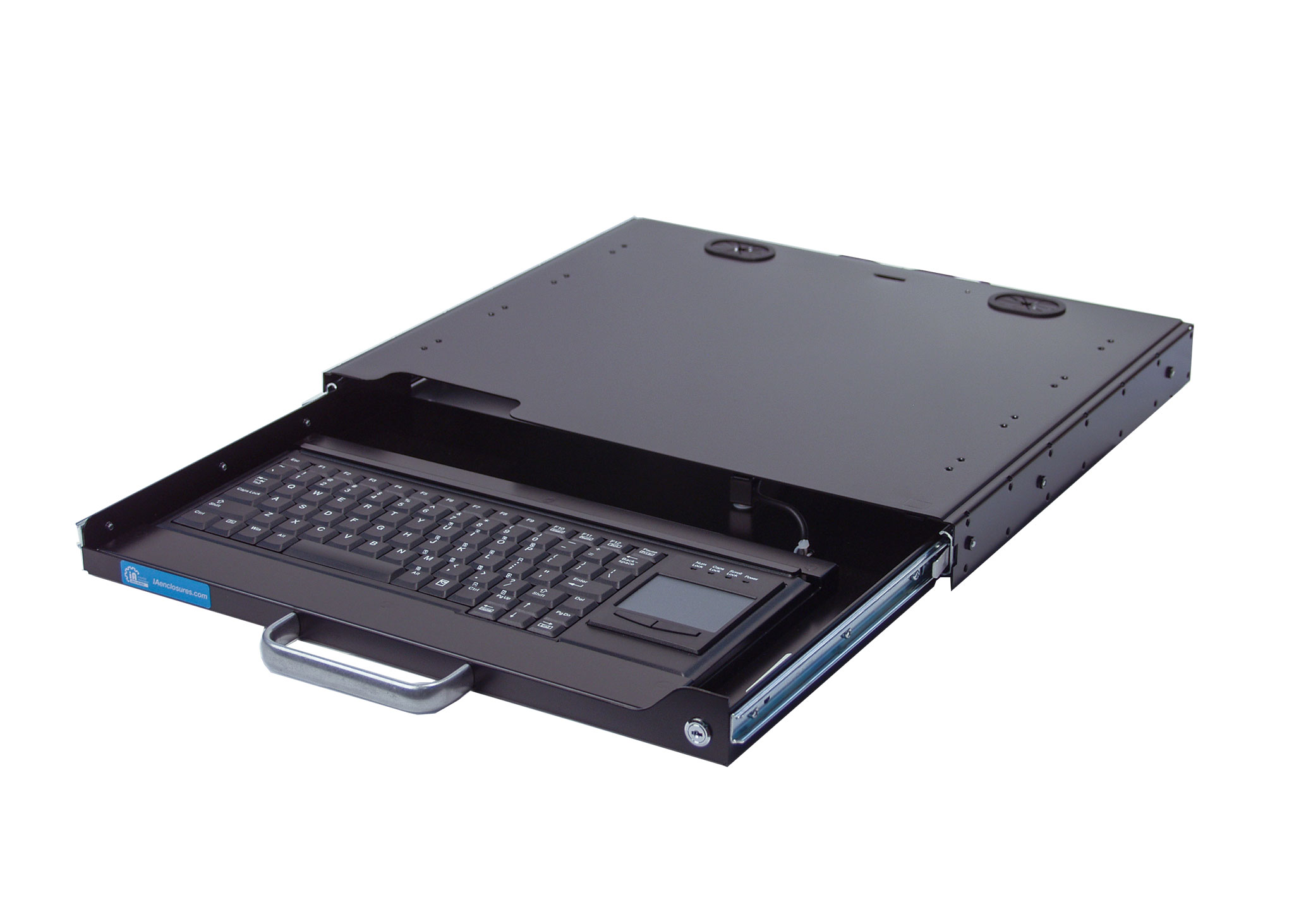 Rackmount Keyboard with trackball mouse