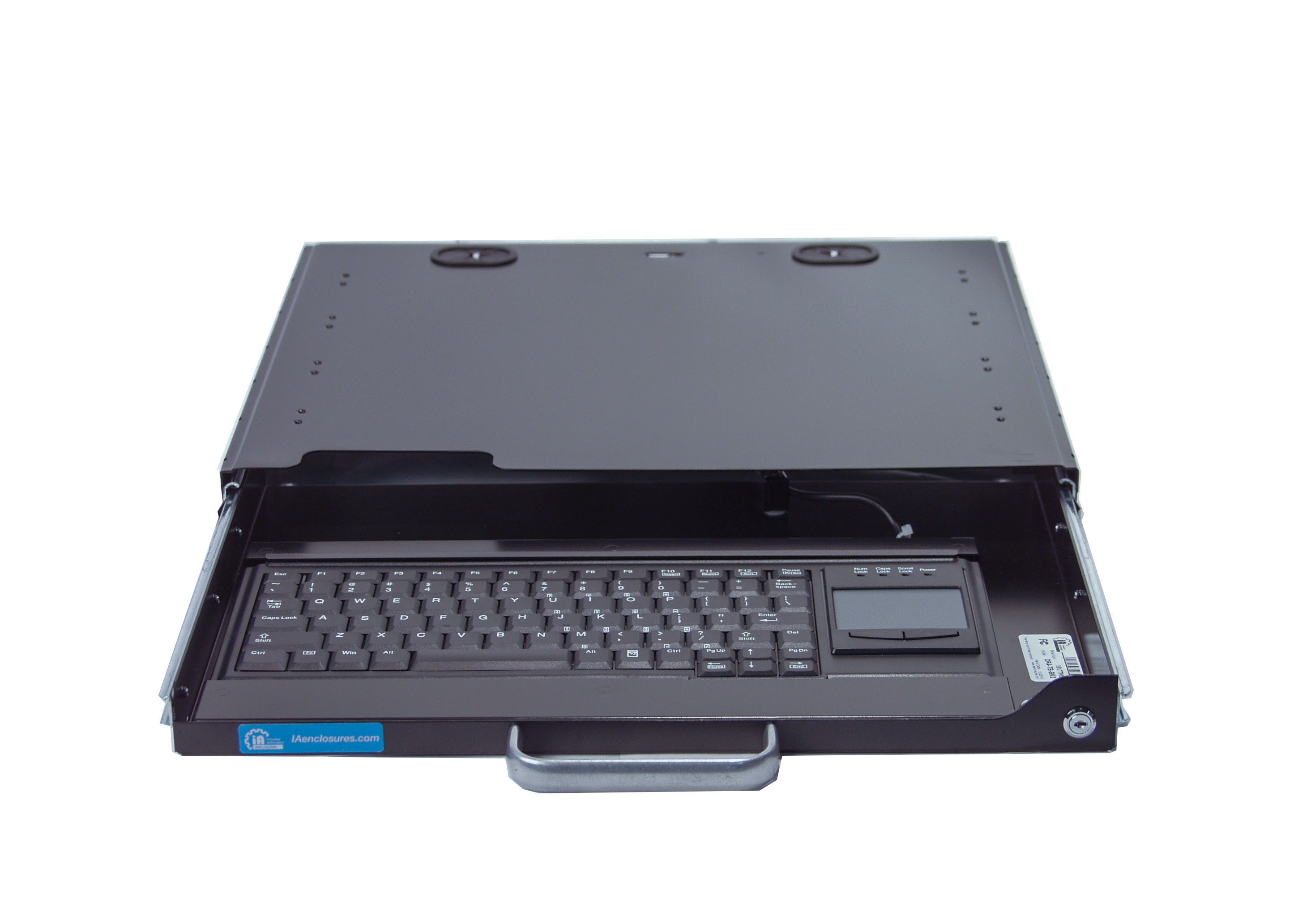 Rackmount Keyboard with trackball mouse