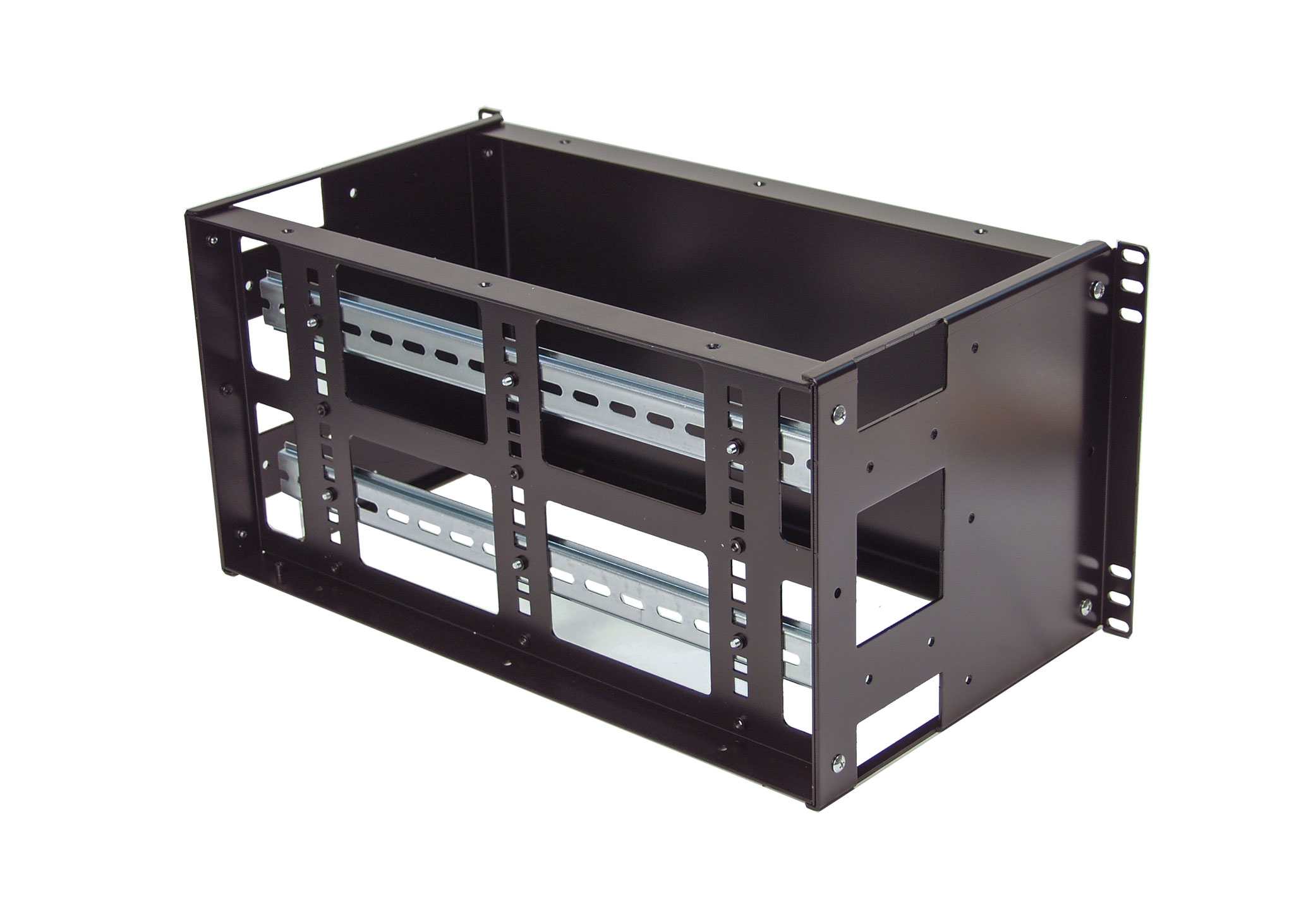 5U Rackmount  DIN RAIL and Solid Dual Panels