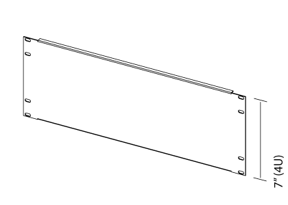 1U Filler Panel