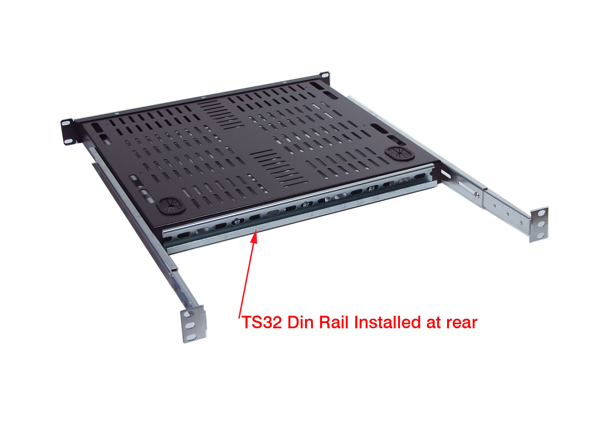 1U Vented Shelf