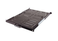 RSF1041BK11S4K2 1U Rackmount Vented Sliding Shelf with  two panel construction 
