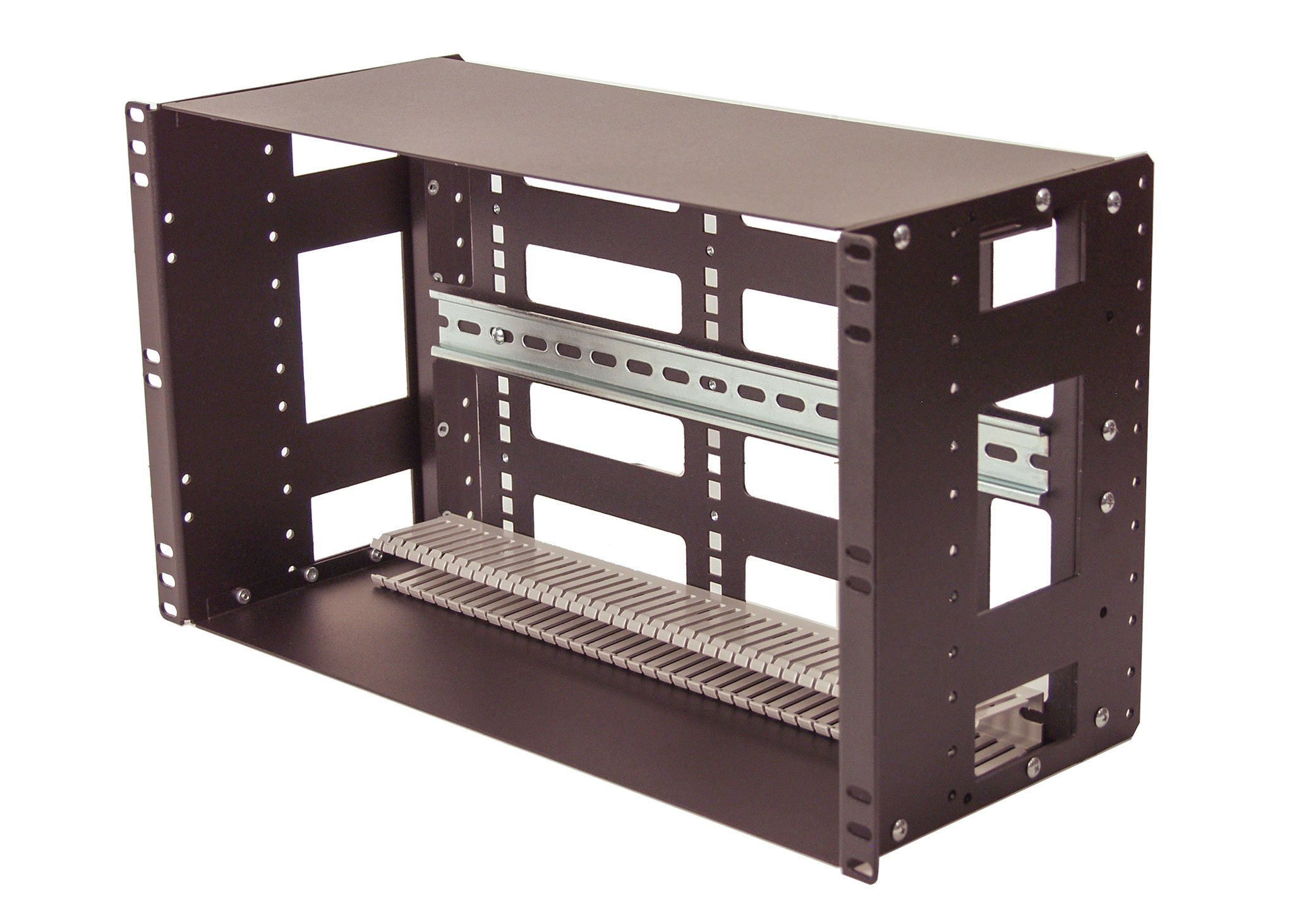 6U Fully Enclosed Din Rail Panel