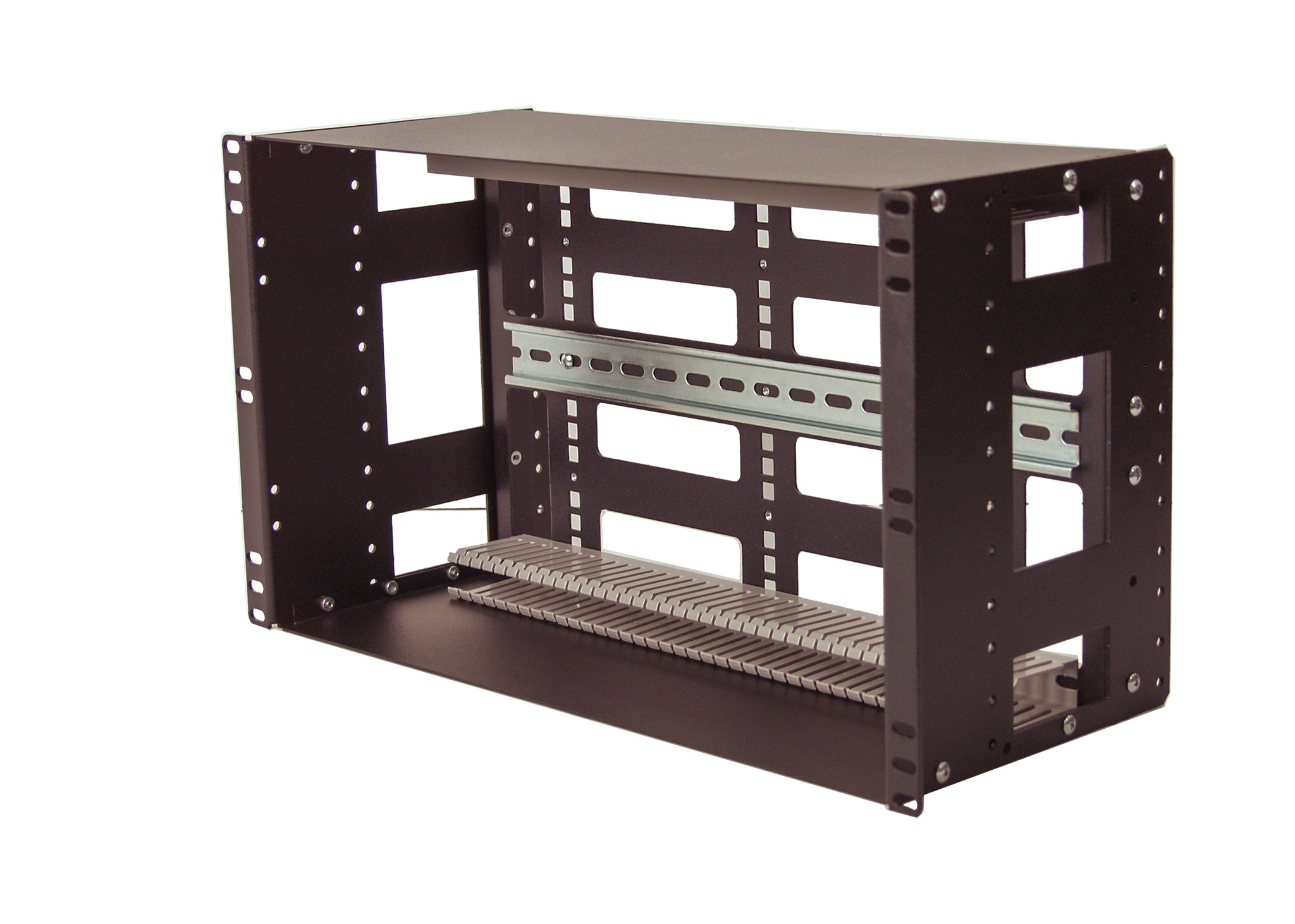 6U Fully Enclosed Din Rail Panel