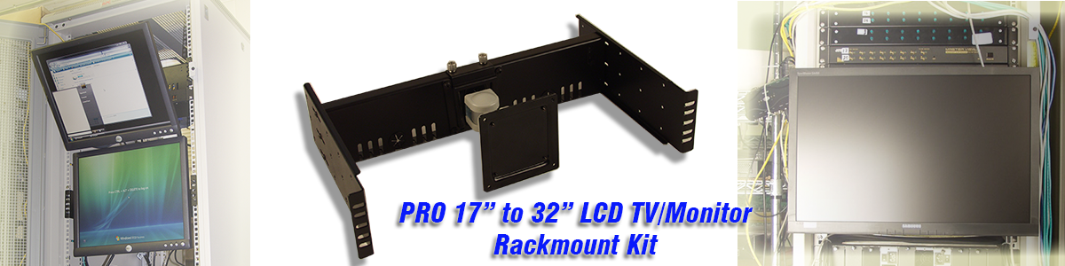 VESA 17" to 32" LCD Monitor Rackmount Conversion Kit