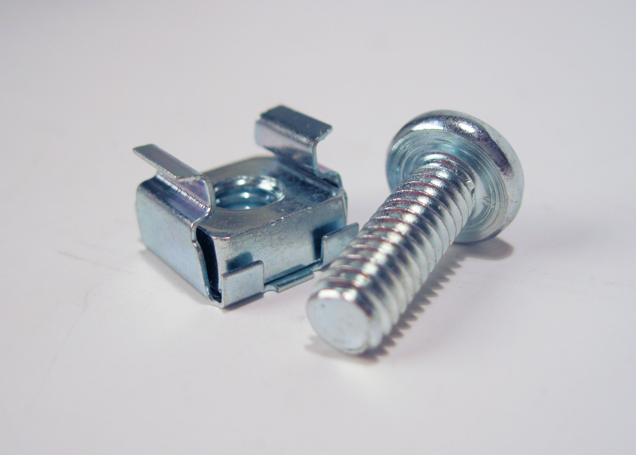 12-24 cage nut and rack screw